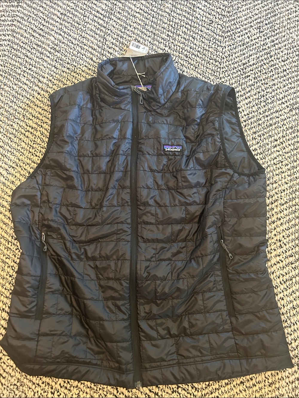 Patagonia Black Quilted Packable Puffer Vest